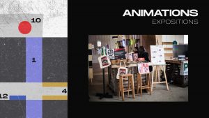 Slide de présentation du Cride Festival : Animations, expositions